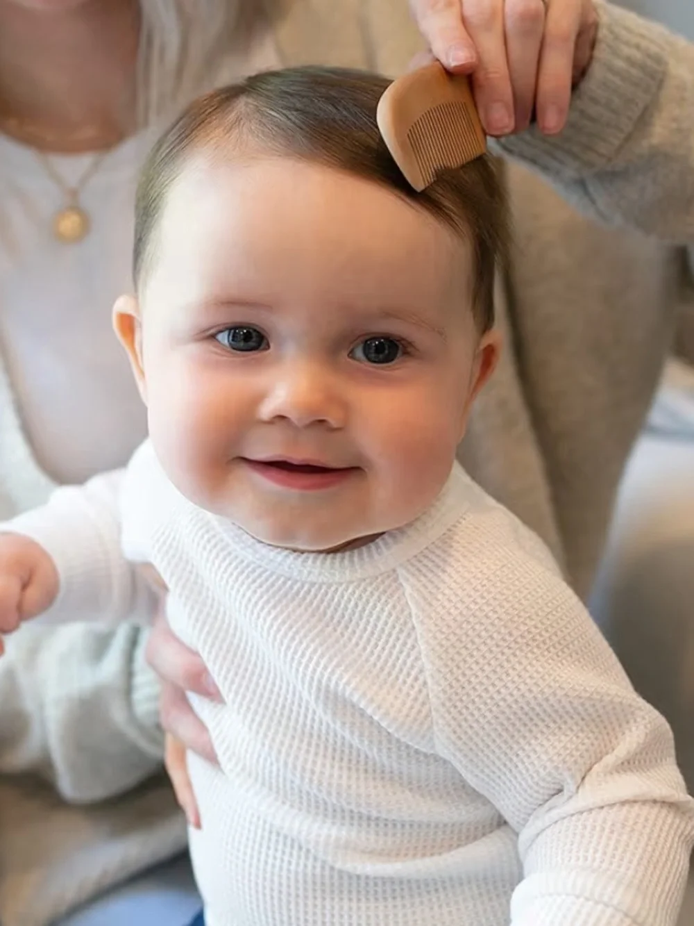 Dr. Brown's - Wooden Soft and Safe Baby Brush + Comb